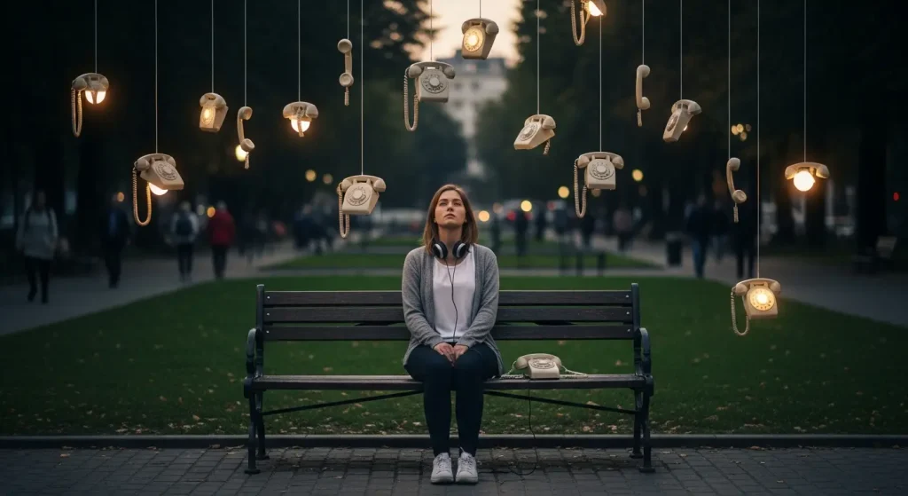 Représentation artistique des hallucinations auditives : métaphore visuelle de l'expérience vécue dans la schizophrénie